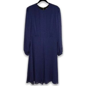 Judith & Charles Blue Midi Dress Size 10